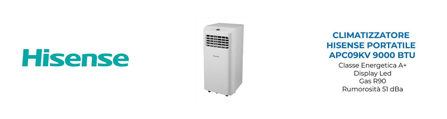 APC09KV Climatizzatore Hisense Portatile